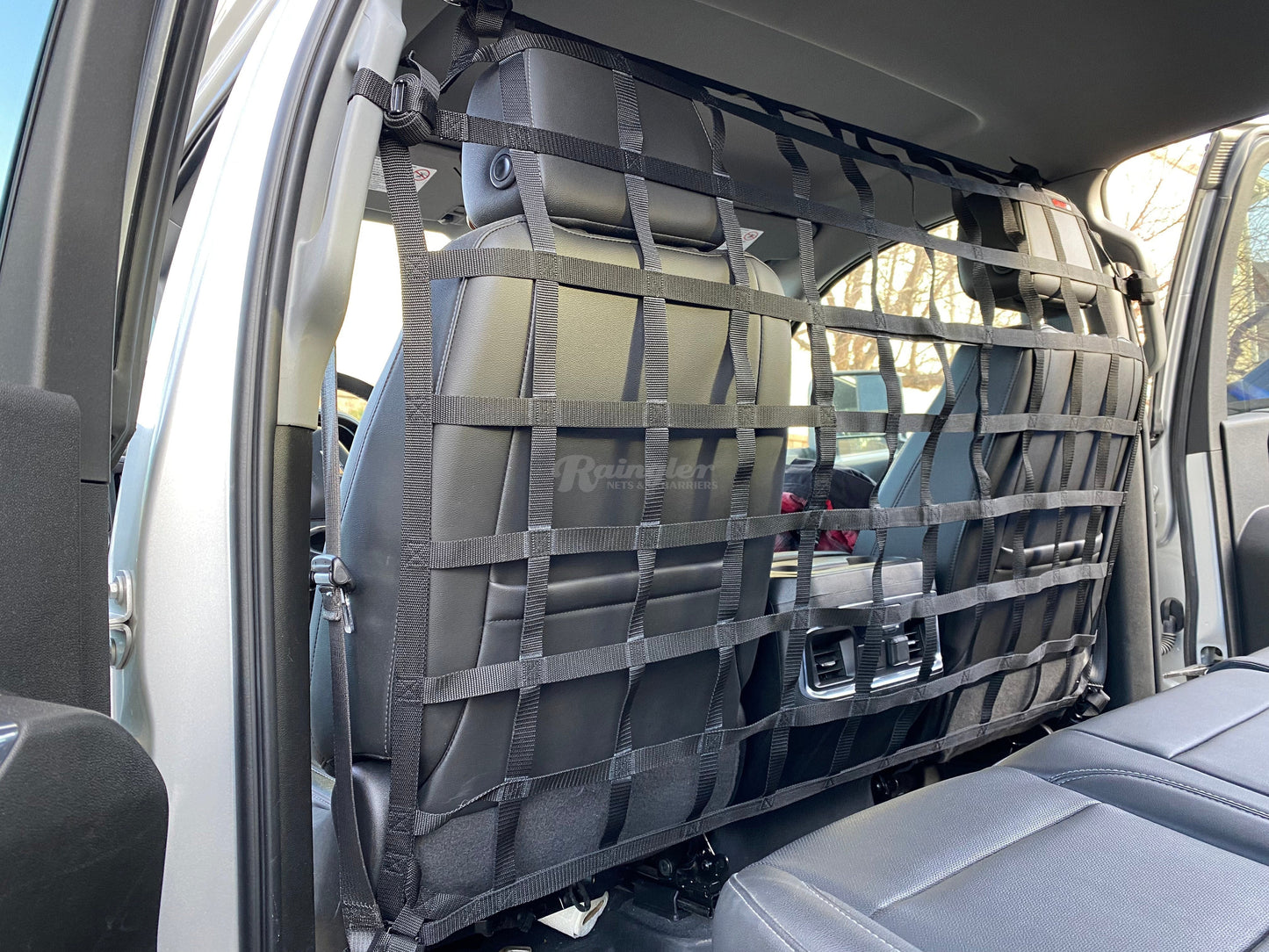 2015 - 2020 Cadillac Escalade Behind Front Seats Barrier Divider Net-Raingler