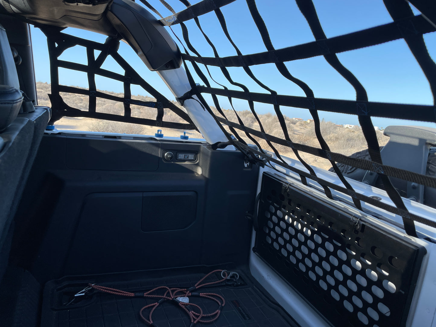 2021 - Newer Ford Bronco 4 Door Side Window Nets-Raingler