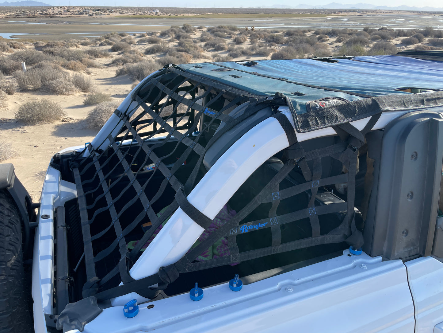 2021 - Newer Ford Bronco 4 door Back Window Net-Raingler