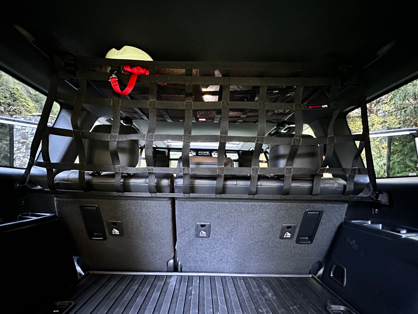2024 - Newer Lexus GX550 Behind 2nd Row Seats Rear Upper Half Barrier Divider Net-Raingler
