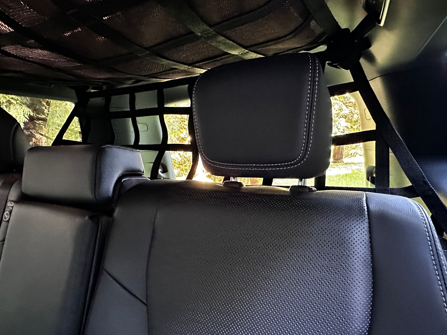 2024 - Newer Lexus GX550 Behind 2nd Row Seats Rear Upper Half Barrier Divider Net-Raingler
