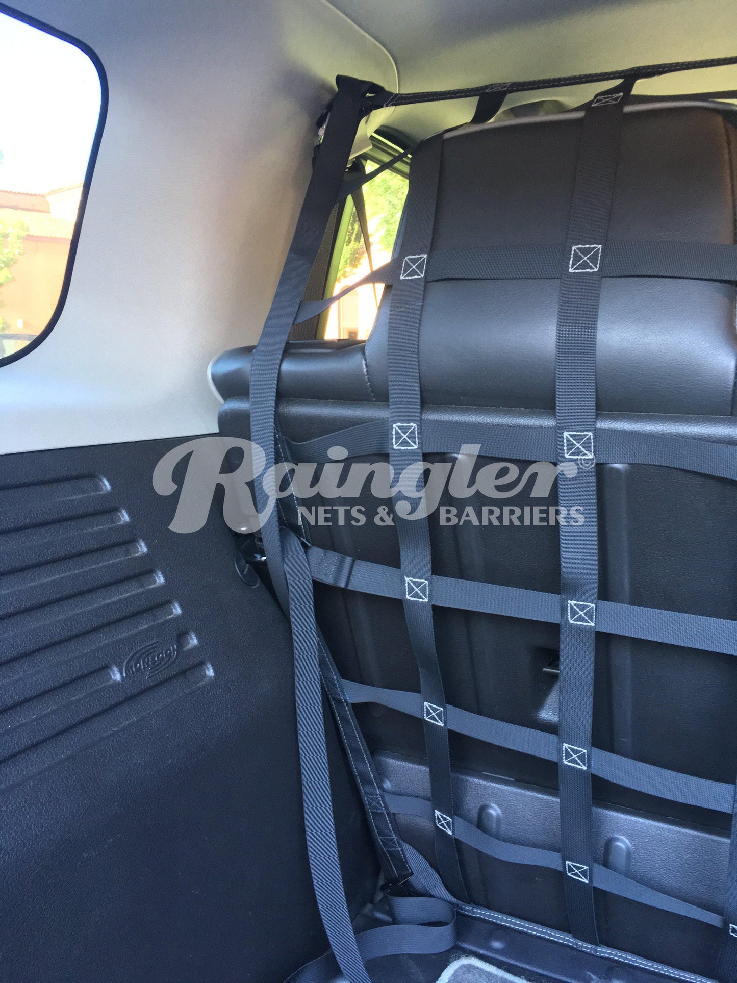 2006 - 2010 HUMMER H3 SUV Behind 2nd Row Seats Rear Barrier Divider Net-Raingler
