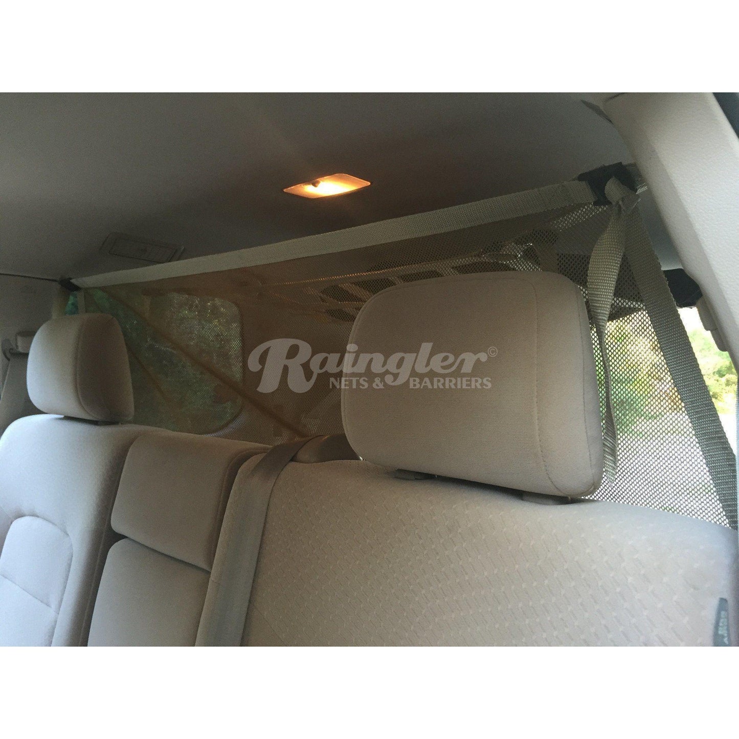 2008 - 2021 Lexus LX 570 (J200) Behind Rear 2nd Row Seats Barrier Divider Net-Raingler