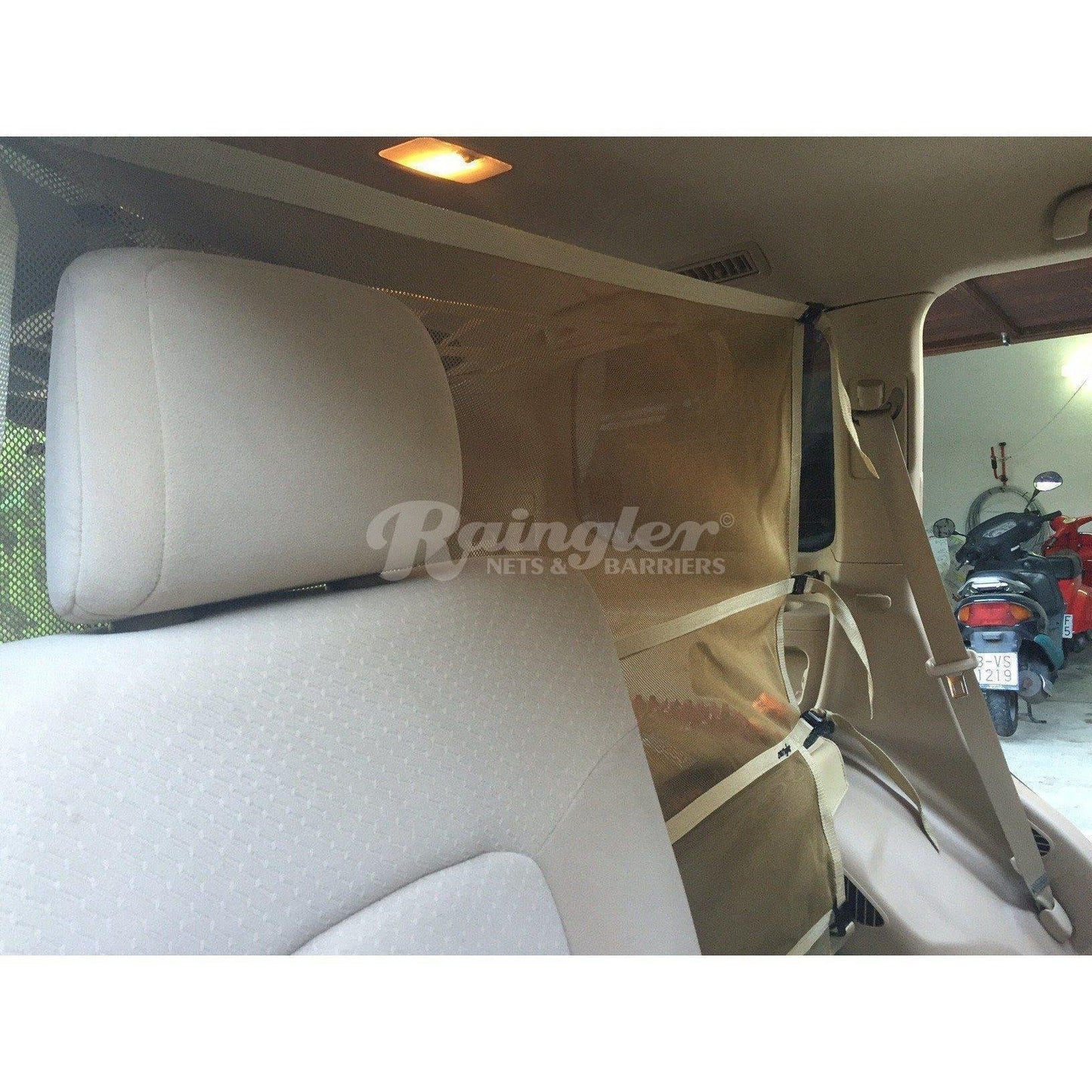 2008 - 2021 Lexus LX 570 (J200) Behind Rear 2nd Row Seats Barrier Divider Net-Raingler