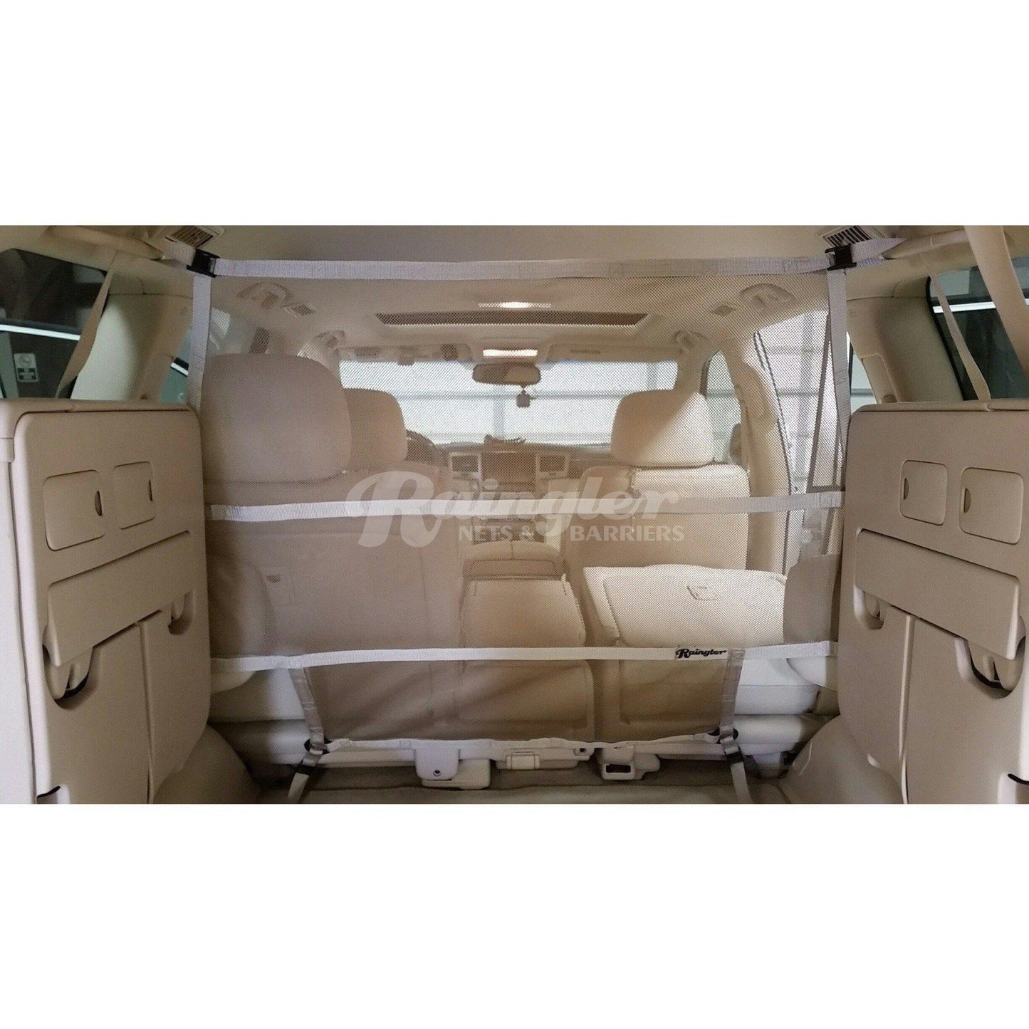 2008 - 2021 Lexus LX 570 (J200) Behind Rear 2nd Row Seats Barrier Divider Net-Raingler