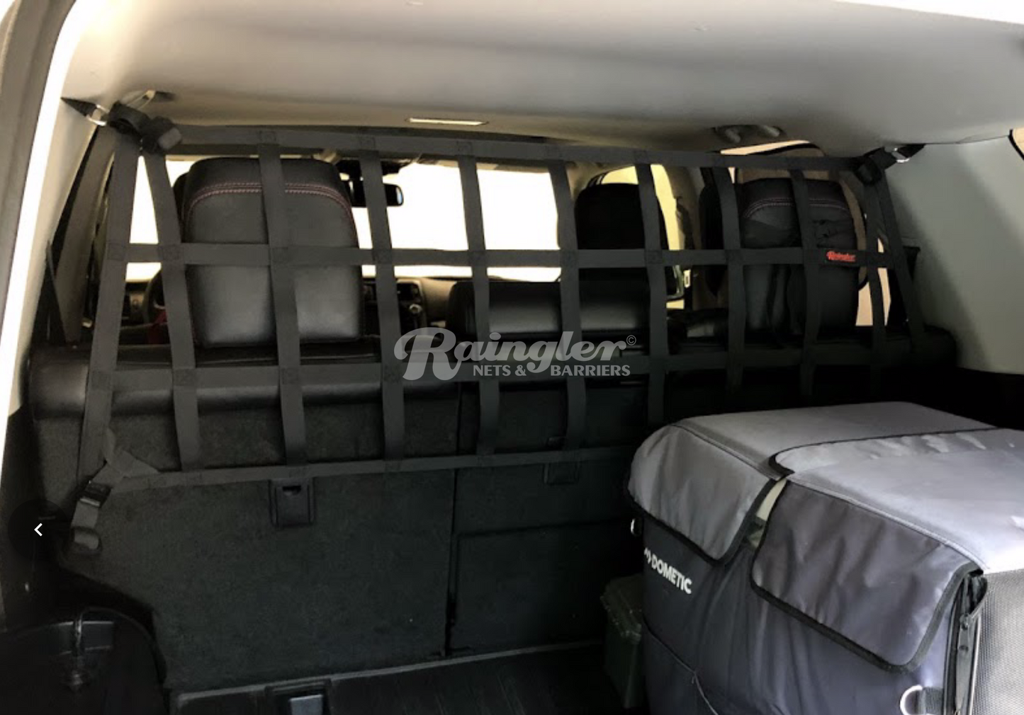 2010 - 2024 Toyota 4Runner 5th Gen (N280) Behind 2nd Row Rear Seat Special Application Barrier Net - 4-Point-Raingler