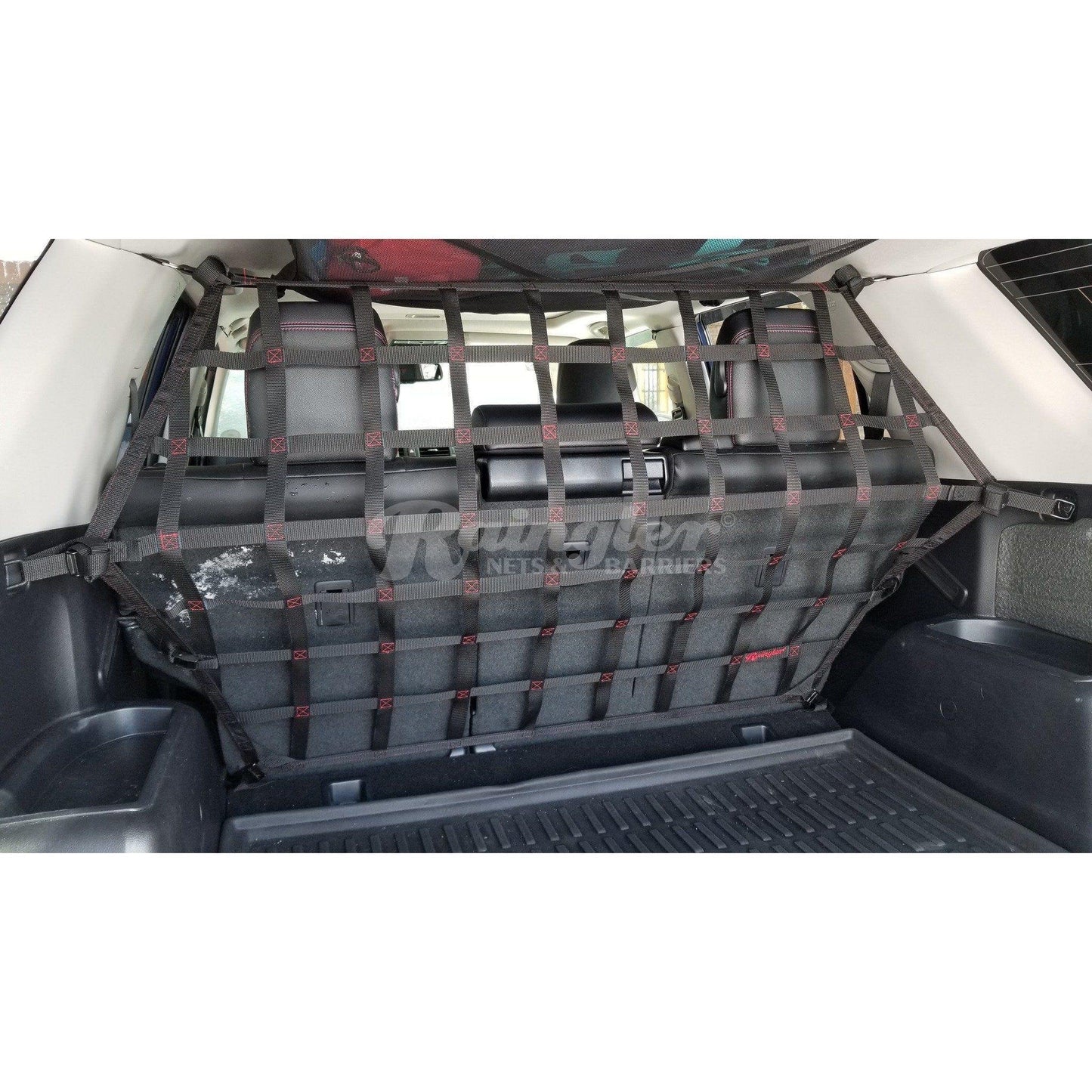 2010 - 2024 Toyota 4Runner 5th Gen (N280) Behind 2nd Row Rear Seat To Floor Barrier Divider Net-Raingler