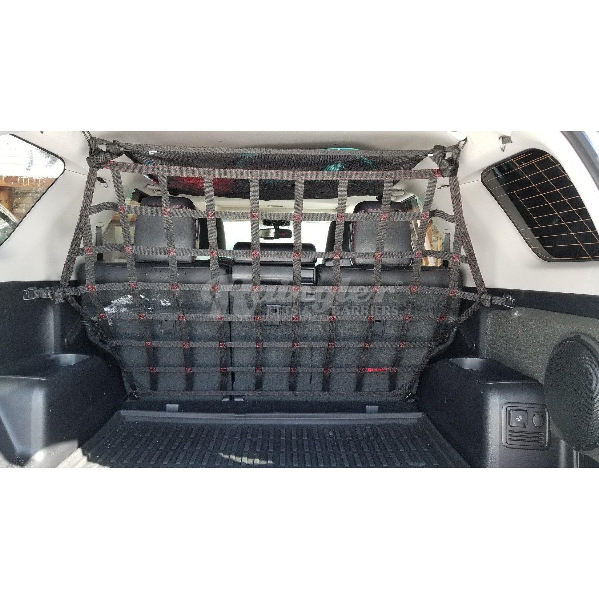 2010 - 2024 Toyota 4Runner 5th Gen (N280) Behind 2nd Row Rear Seat To Floor Barrier Divider Net-Raingler