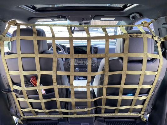 2010 - Newer Toyota Land Cruiser Prado (J150) Behind Front Seats Barrier Divider Net-Raingler