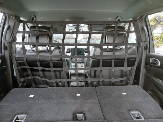 2012 - 2021 Jeep Grand Cherokee Behind Front Seats Barrier Divider Net