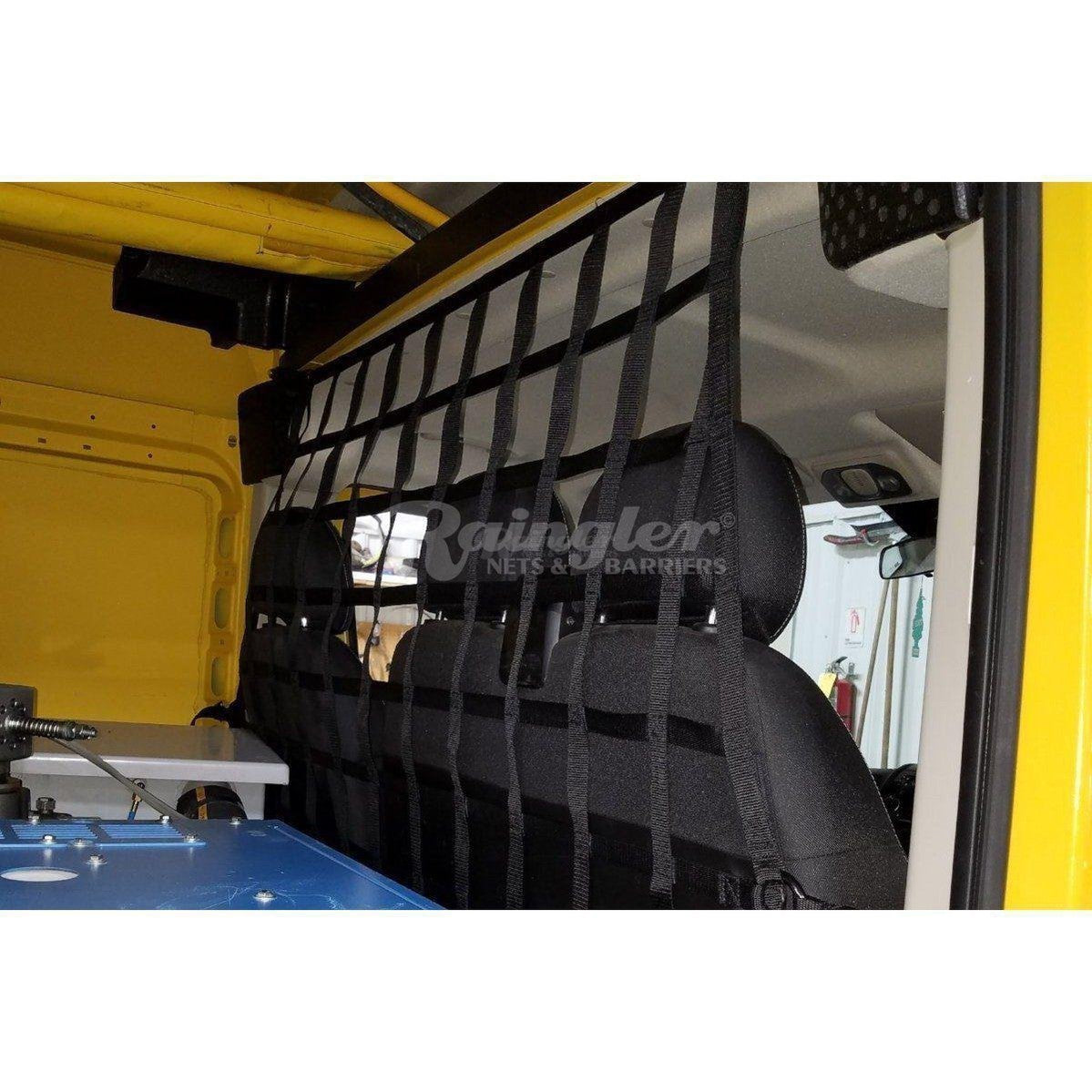 2014 - Newer Ford Transit Connect Behind Front Seats Barrier Divider Net-Raingler