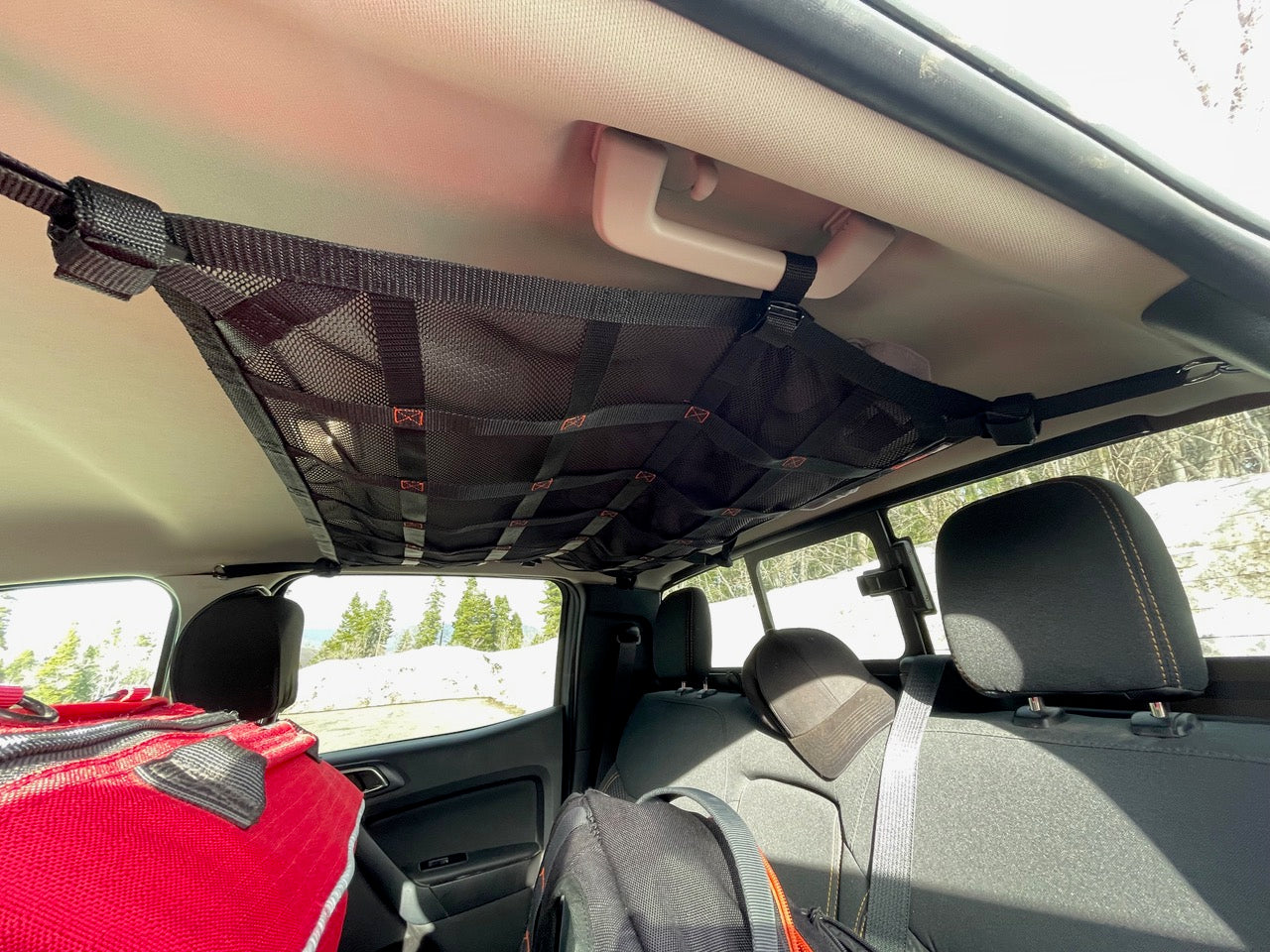 2019 - Newer Ford Ranger Crew Cab Ceiling Attic Net-Raingler