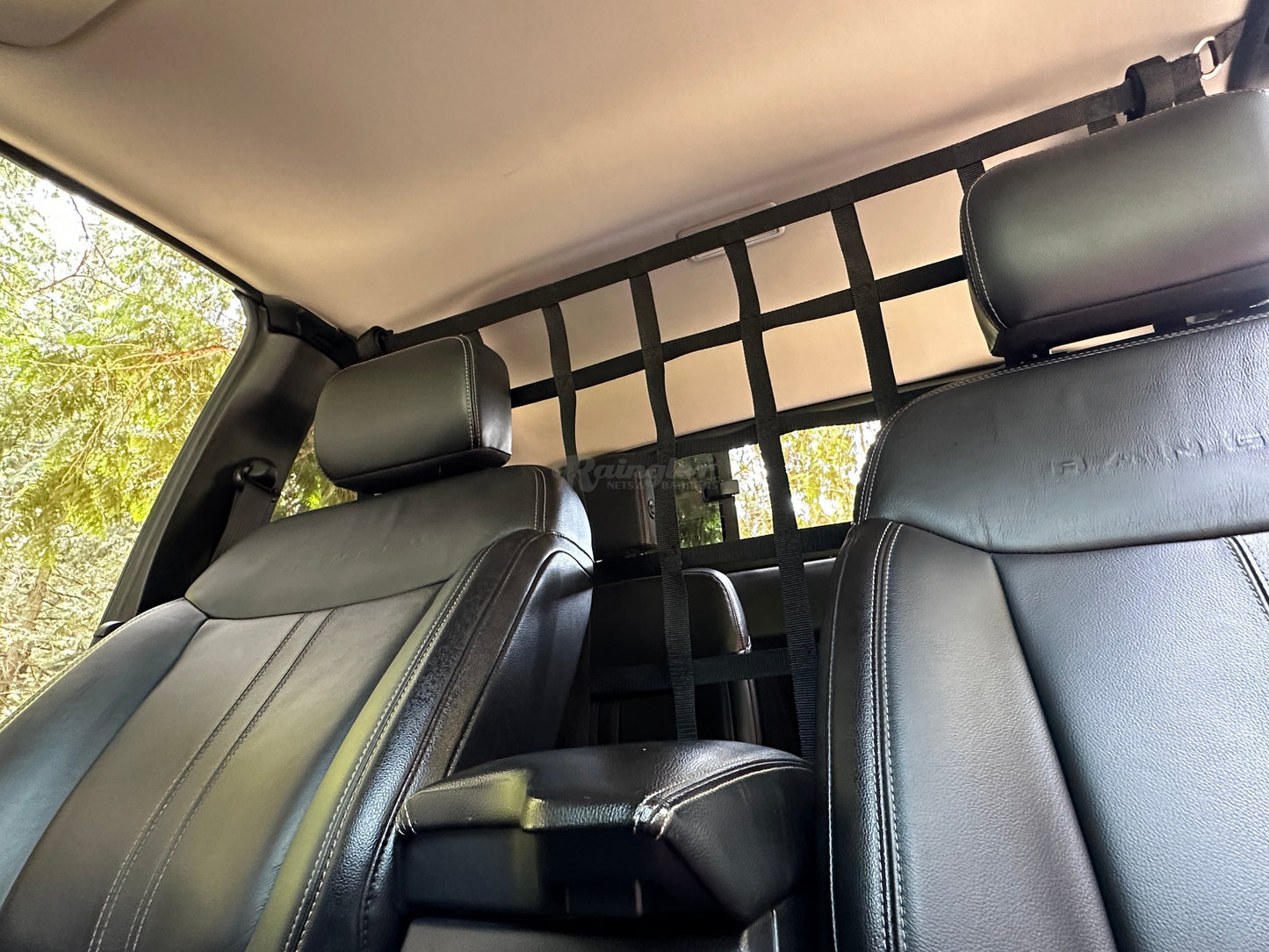 2019 - Newer Ford Ranger Extended Cab Behind Front Seats Barrier Divider Net-Raingler