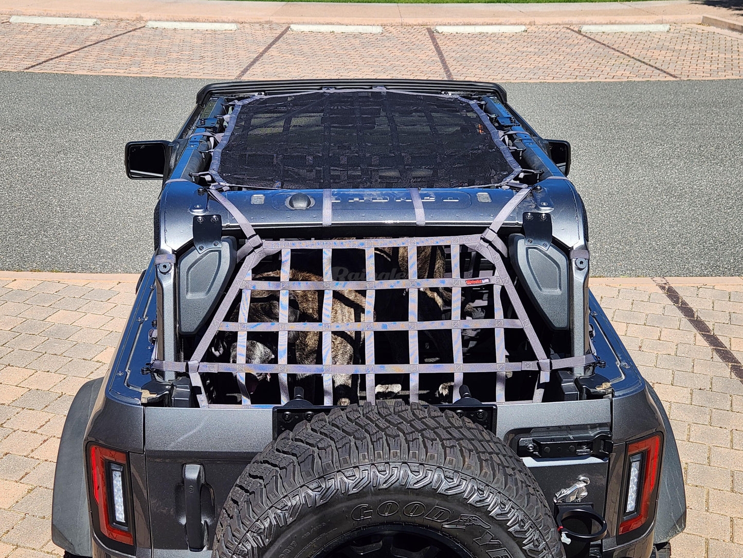 2021 - Newer Ford Bronco 2 door Back Full Window Net-Raingler