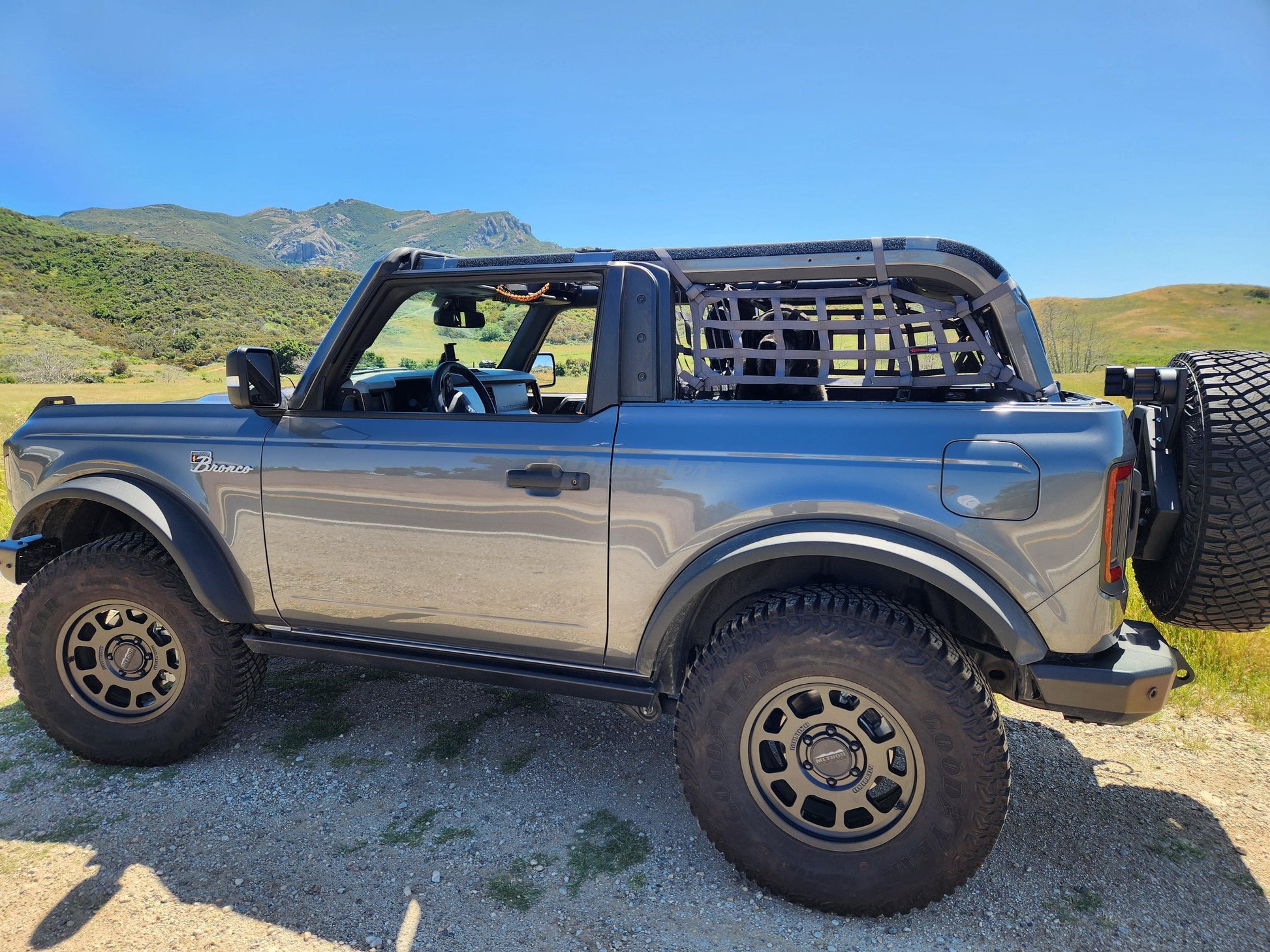 2021 - Newer Ford Bronco 2 door Side Window Nets-Raingler