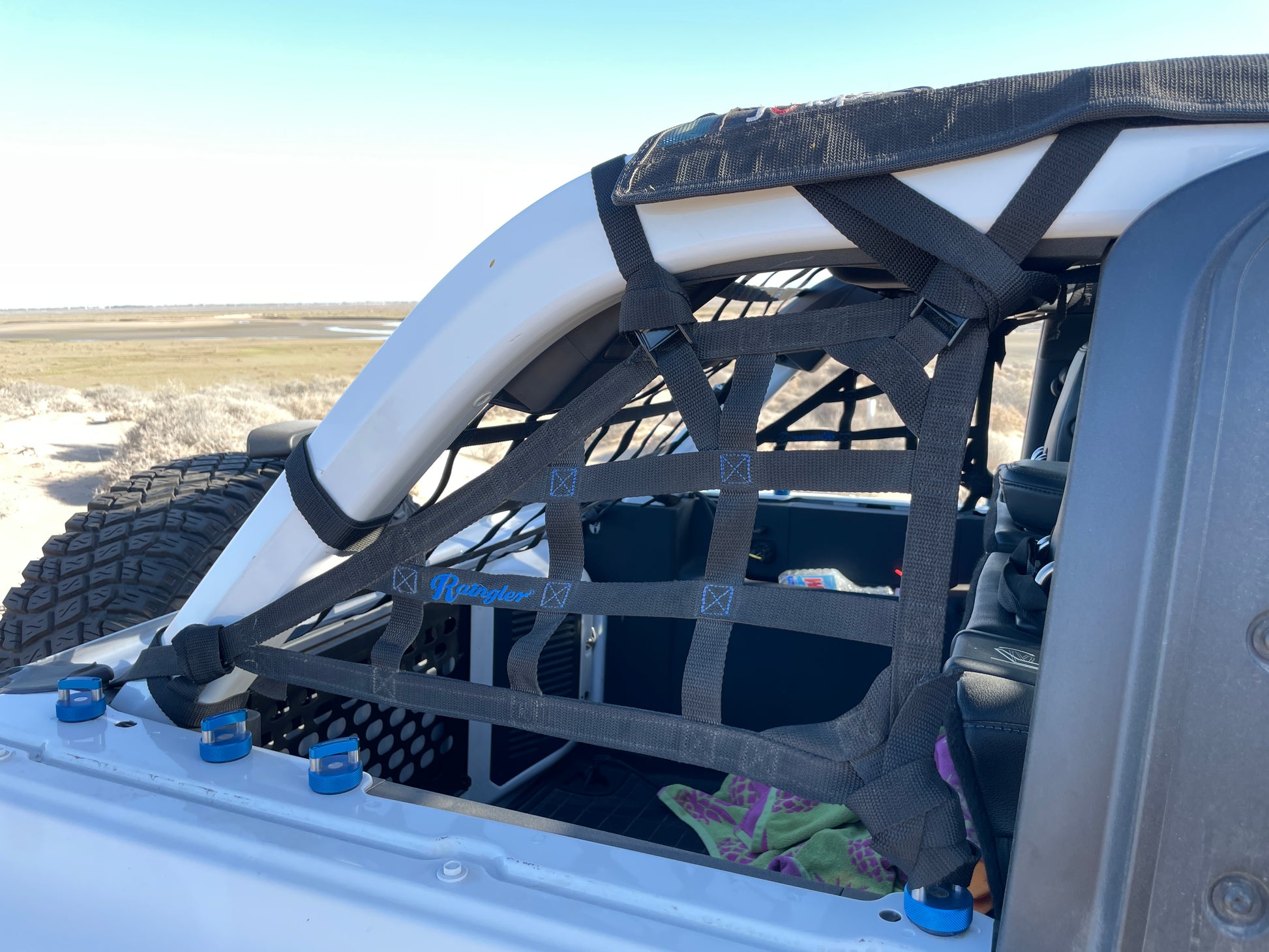 2021 - Newer Ford Bronco 4 Door Side Window Nets-Raingler