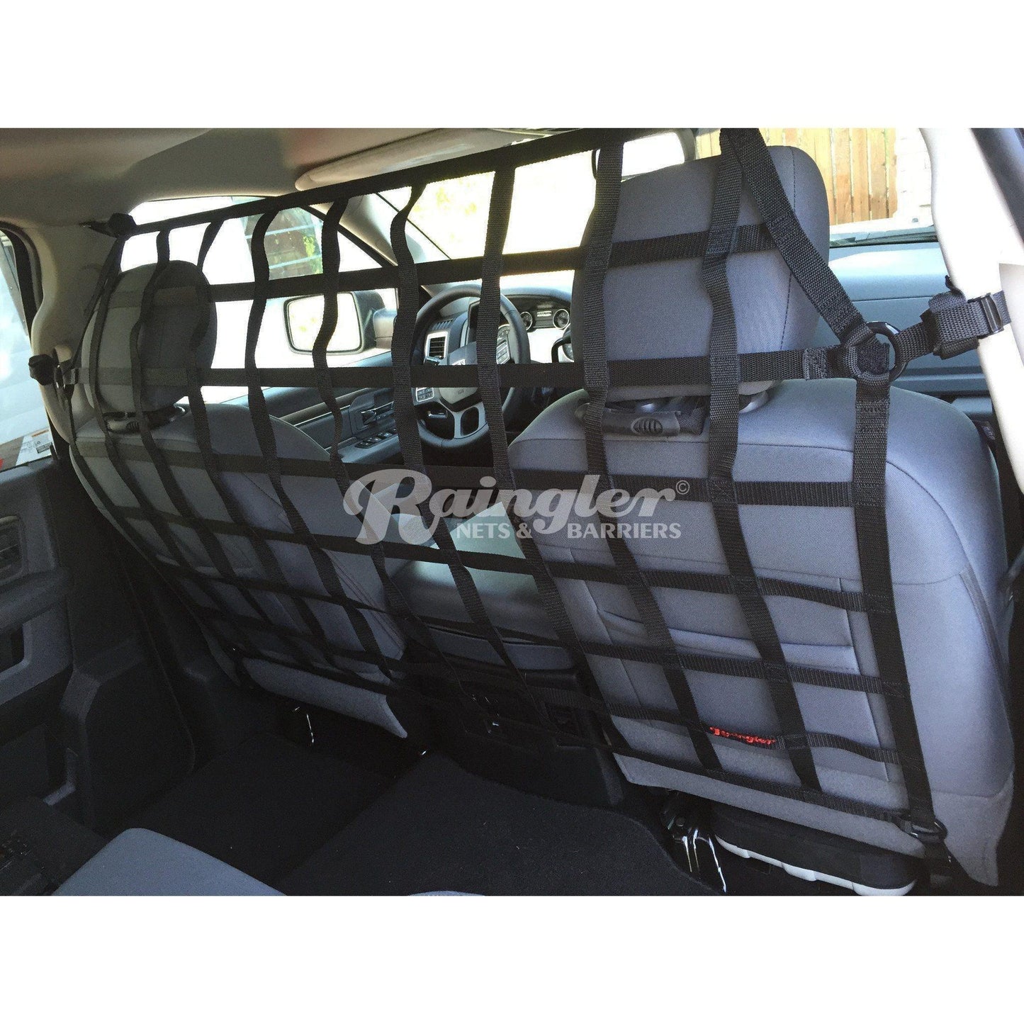 2022 - newer Ford Maverick Crew Cab Behind Front Seats Barrier Divider Net-Raingler