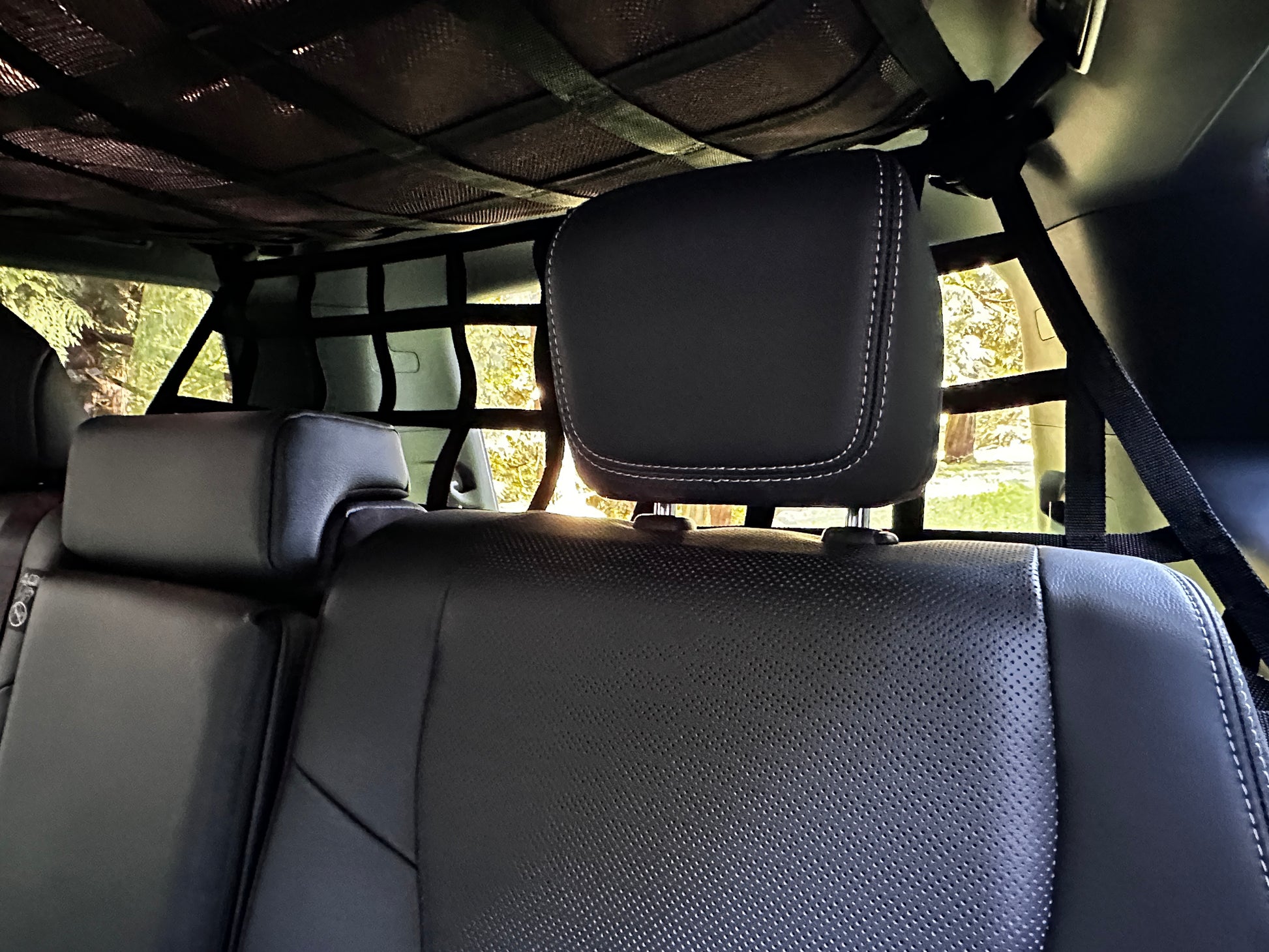 2024 - Newer Lexus GX550 Behind 2nd Row Seats Rear Upper Half Barrier Divider Net-Raingler