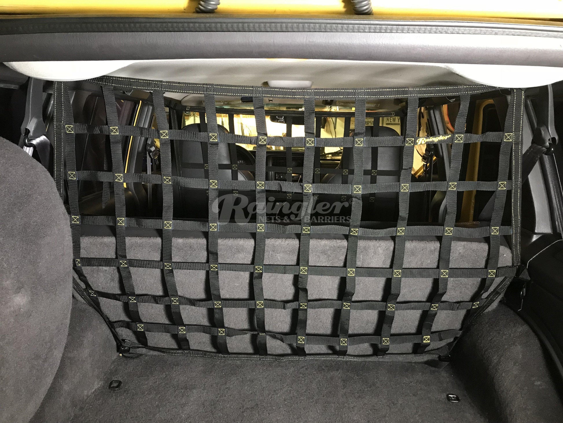 1984 - 2001 Jeep Cherokee (XJ) Behind 2nd Row Seats Rear Barrier Divider Net-Raingler