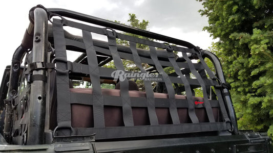 1992 - 2006 Jeep Wrangler YJ / TJ 2" MIL-SPEC Back Window Barrier Net-Raingler