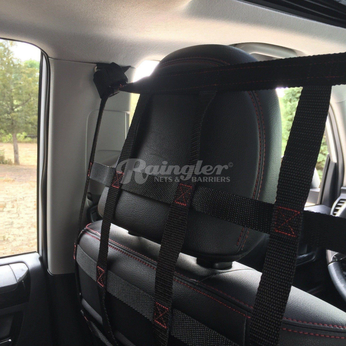 1999 - 2021 Nissan Frontier Crew Cab D40 Body Behind Front Seats Barrier Divider Net-Raingler