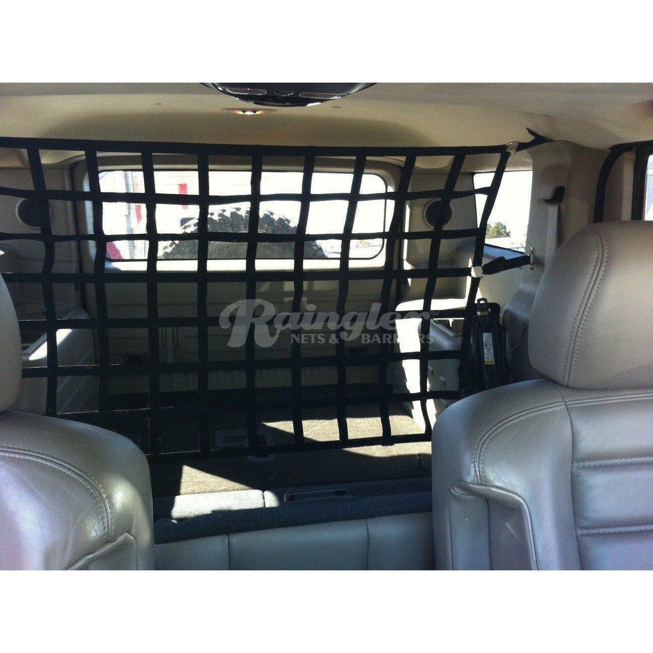 2002 - 2009 HUMMER H2 SUV Behind 2nd Row Barrier Divider Net-Raingler