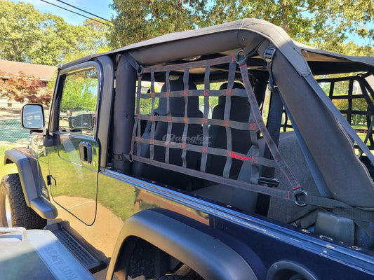 2004 - 2006 Jeep Wrangler LJ Unlimited Side Window Nets-Raingler