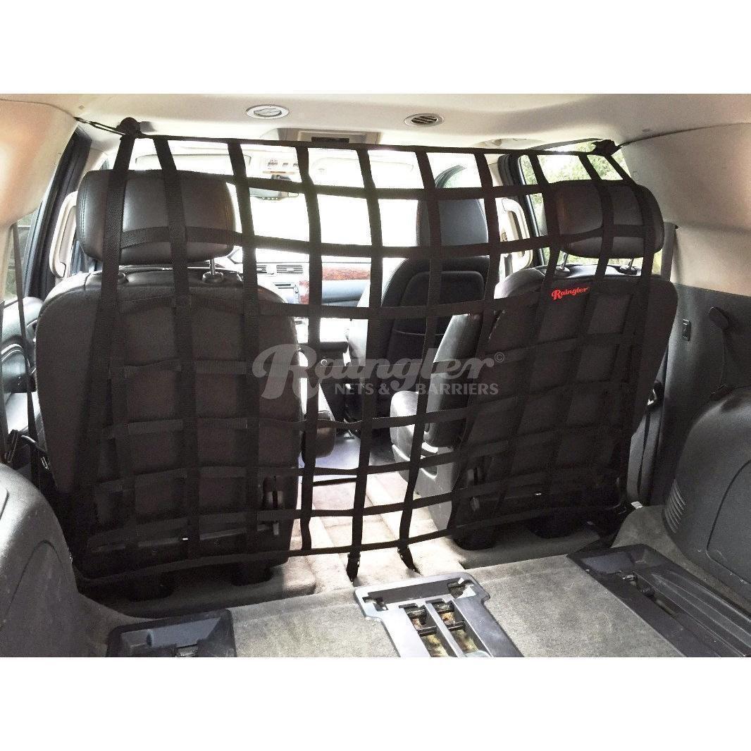 2007 - 2014 Cadillac Escalade Behind 2nd Row Seats Rear Barrier Divider Net SRBN-Raingler