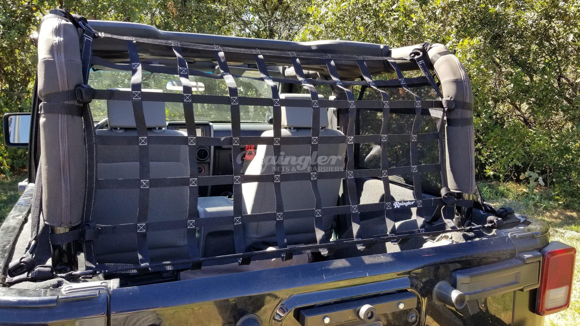 2007 - 2018 Jeep Wrangler JK 2 Door 3 Piece Net System-Raingler