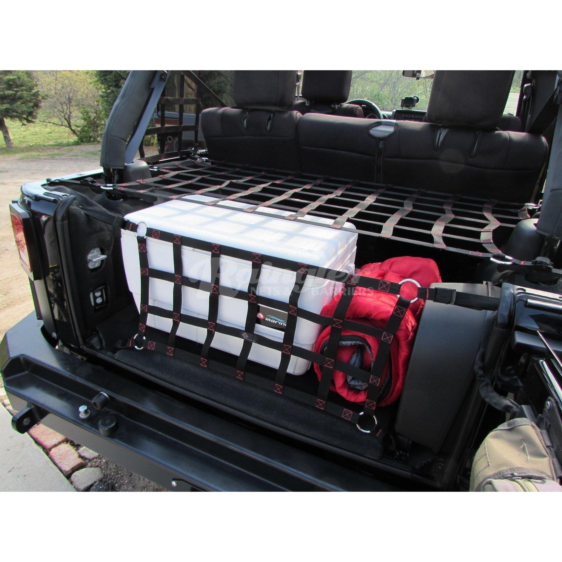 2007 - 2018 Jeep Wrangler JK JKU Tailgate Barrier Net-Raingler