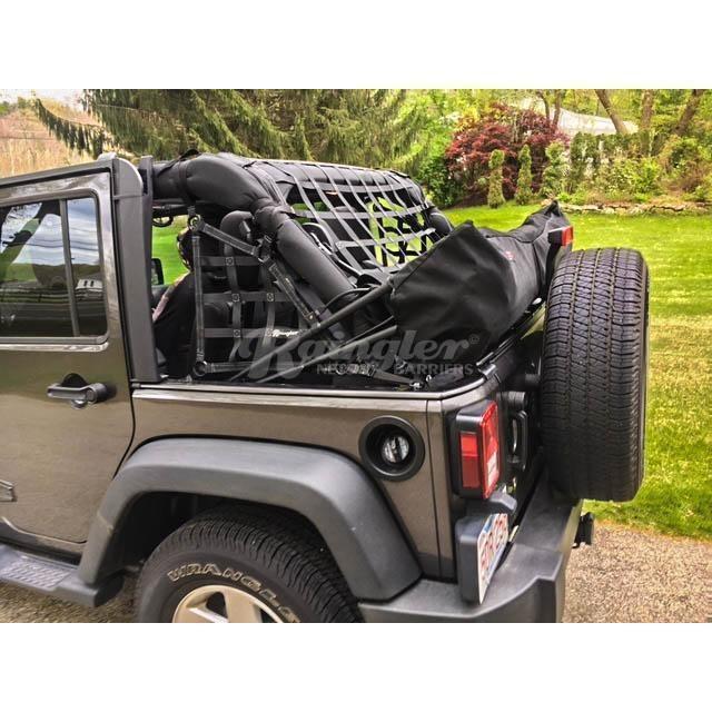 2007 - 2018 Jeep Wrangler Unlimited JKU 4 Door Back Window Net-Raingler