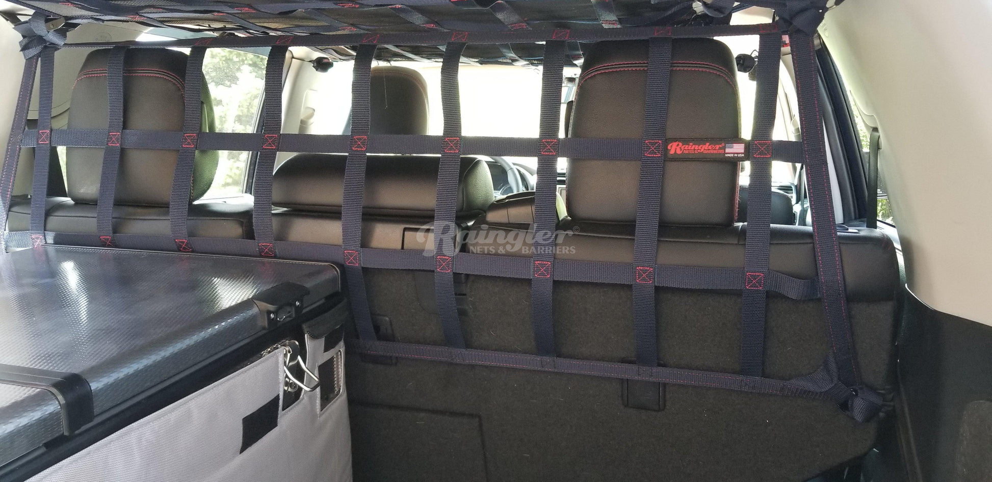 2007 - Newer Toyota FJ Cruiser Behind 2nd Row Seats Rear Half Upper Barrier Divider Net-Raingler