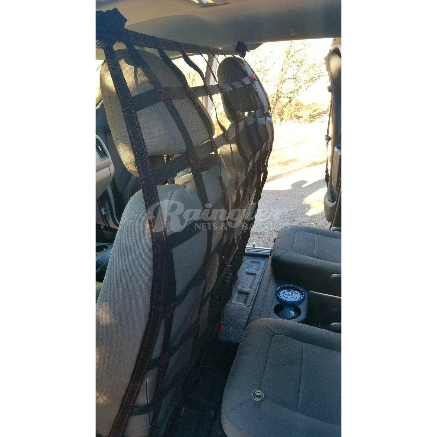 2015 - Newer Chevrolet Colorado Extended Cab Behind Front Seats Barrier Divider Net-Raingler