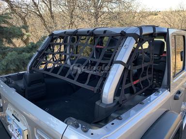 2018 - Newer Jeep Wrangler JLU 4 Door Back Window Net-Raingler