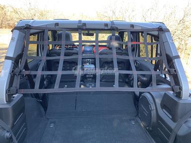 2018 - Newer Jeep Wrangler JLU 4 Door Back Window Net-Raingler