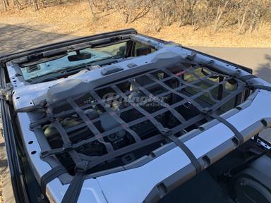 2018 - Newer Jeep Wrangler JLU 4 Door Rear Ceiling Attic Net-Raingler