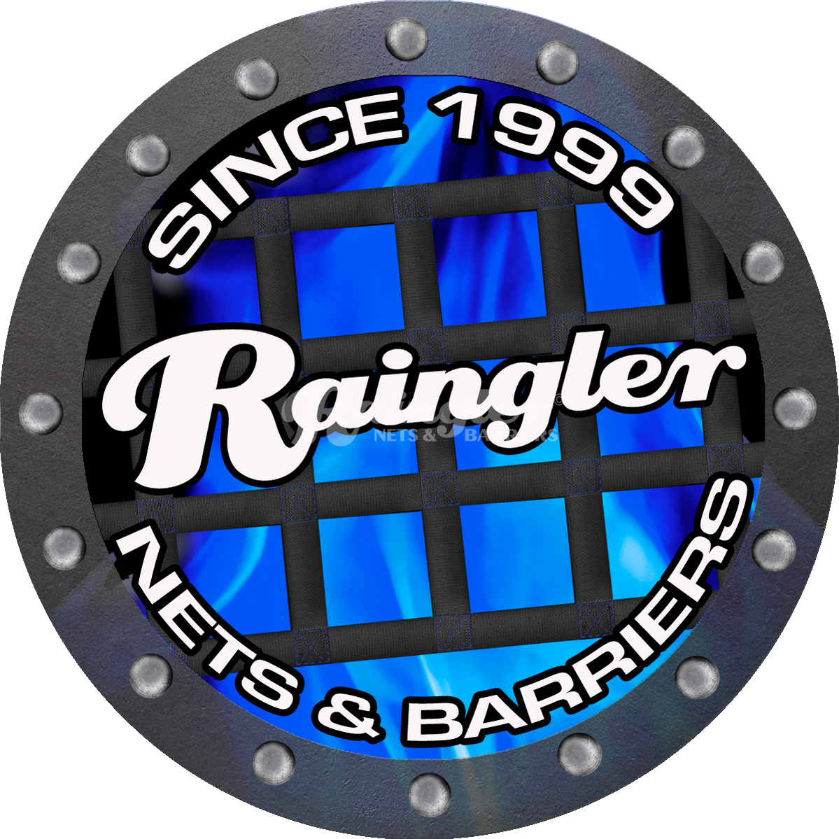 Blue Fire Decal-Raingler